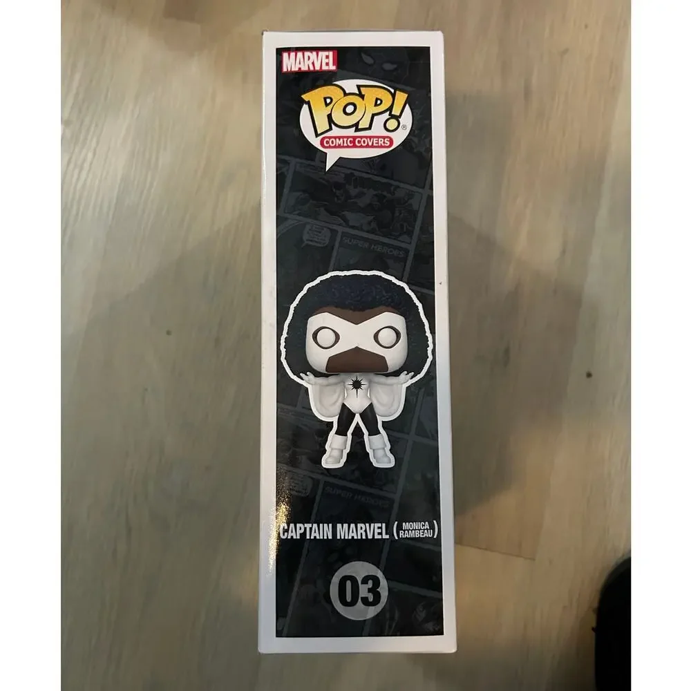 FUNKO POP NIB Captain Marvel Monica Rambeau 03 Comic Covers Target Exclusive